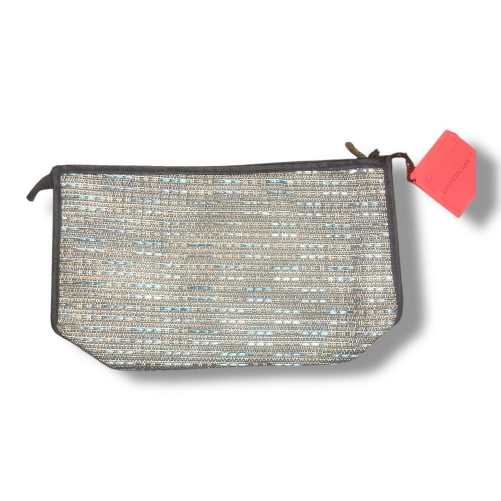 NWT Alan Stuart DOT Chic Woven Clutch